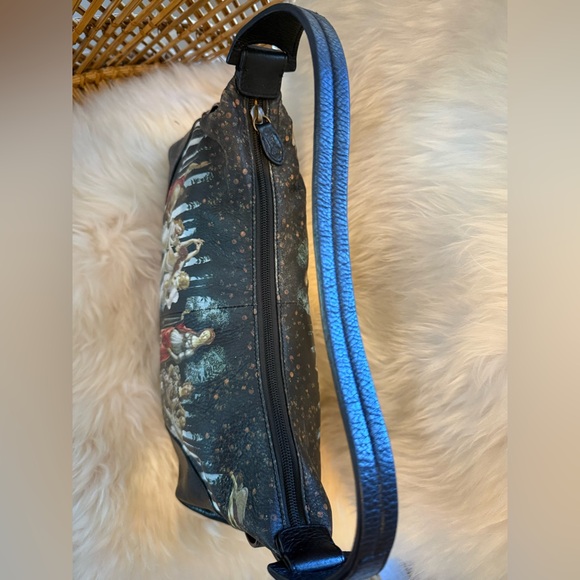 Jcon Los Angles Leather Shoulder Bag w print of Sandro Botticellis La Primavera - Picture 3 of 17